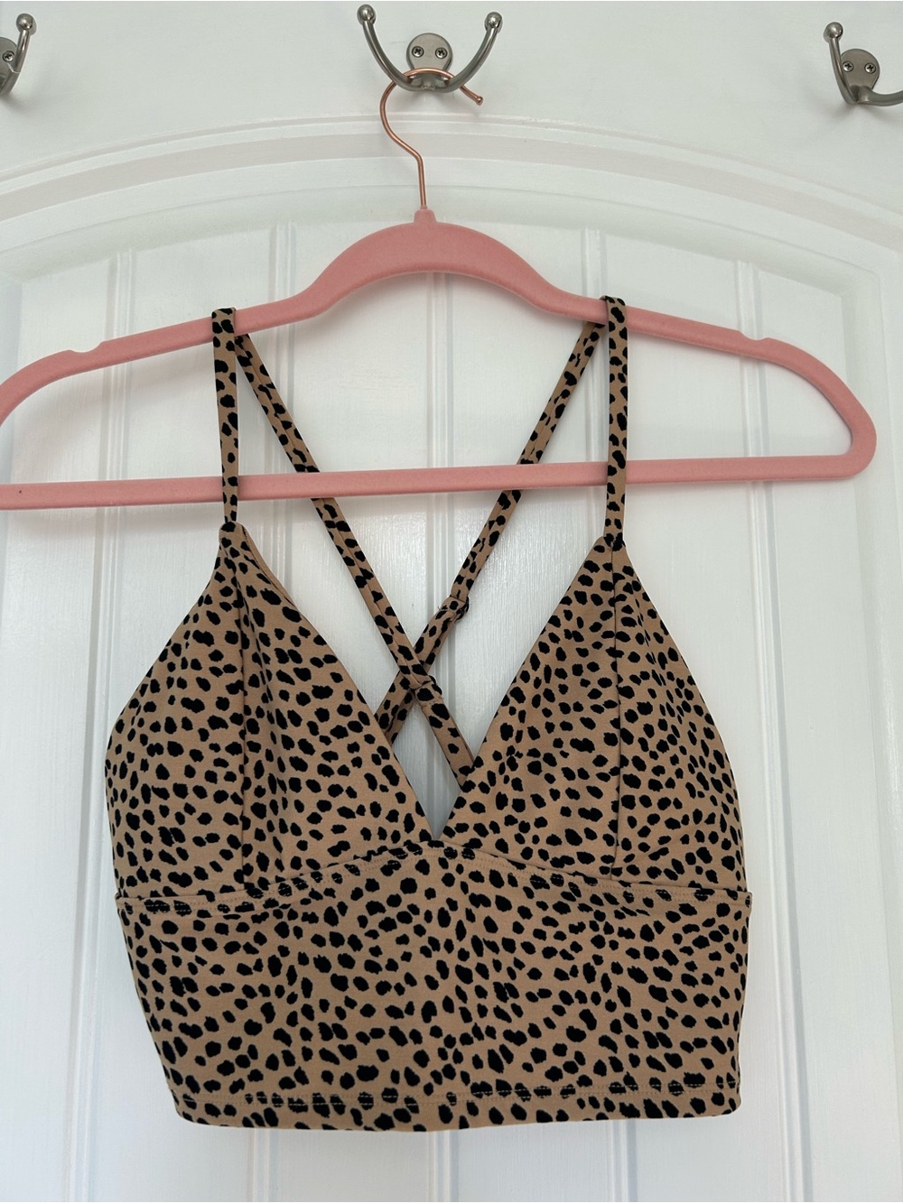Cheetah print bralette